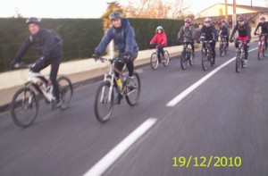sur la route avant les bois